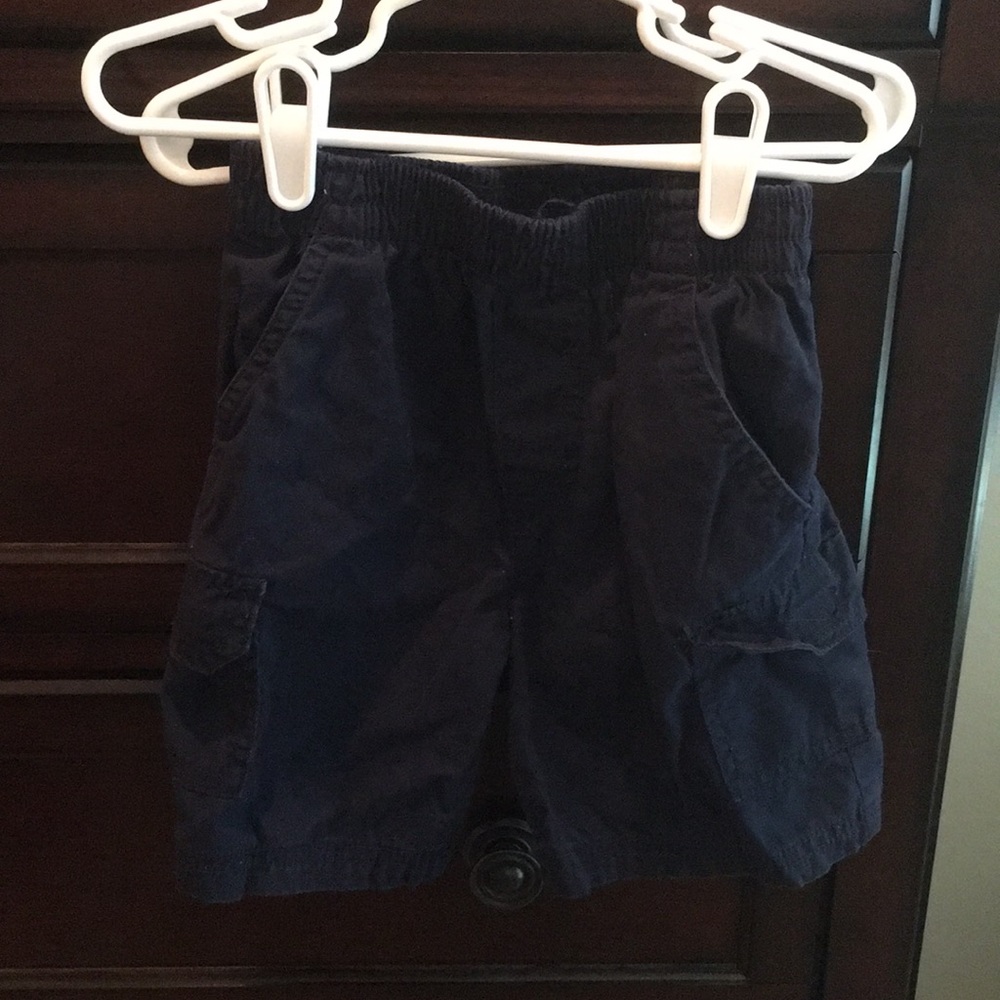 Navy cargo shorts (sold only with bundle)